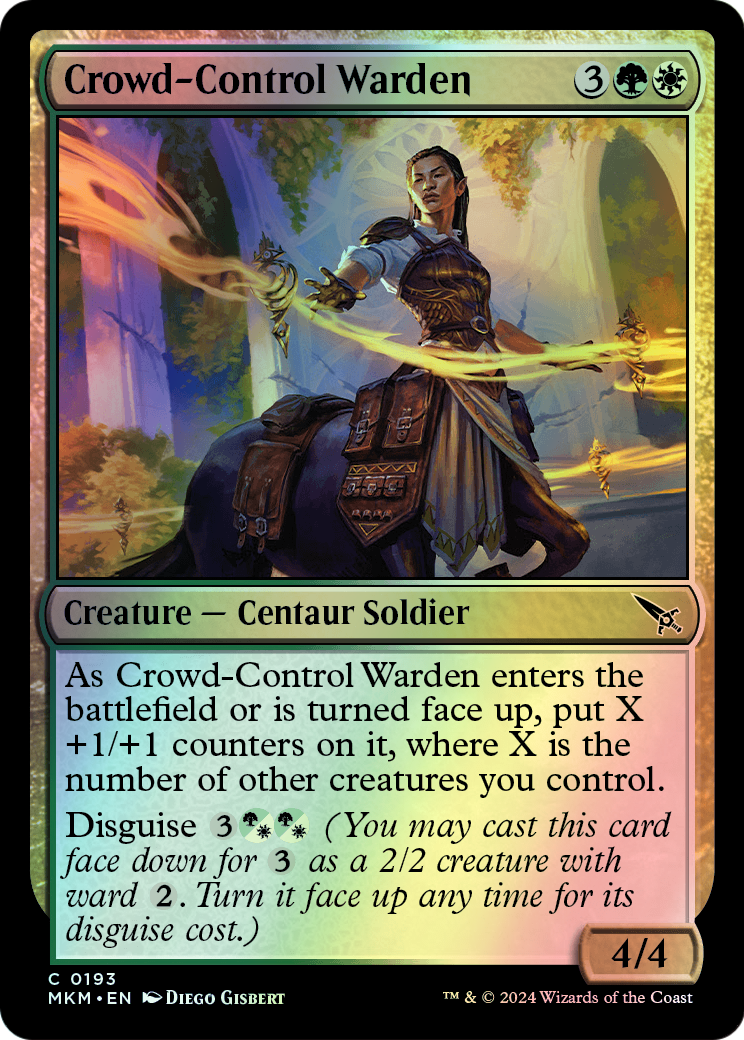 Crowd-Control Warden (MKM) #193 [EN/F]