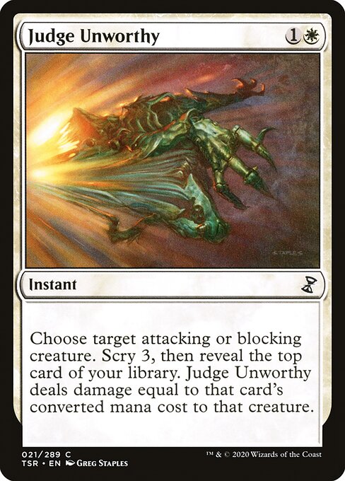 Judge Unworthy (TSR) #21 [EN/N] s/o