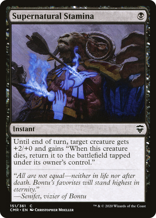 Supernatural Stamina (CMR) #151 [EN/N] s/o