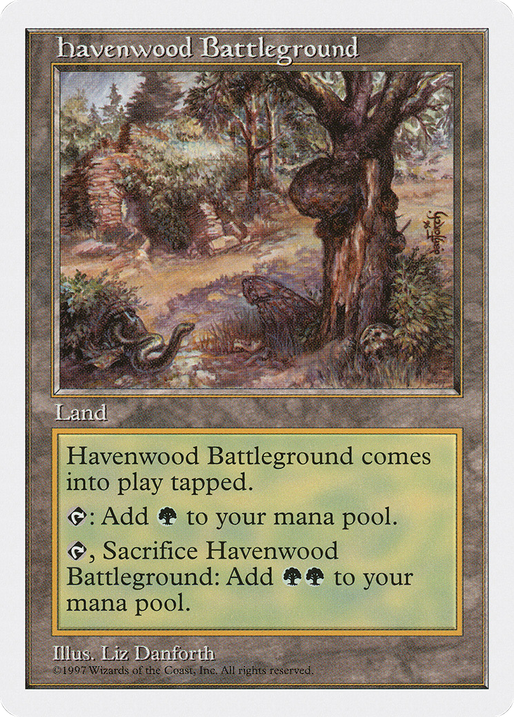Havenwood Battleground (5ED) #417 [EN/N] s/o