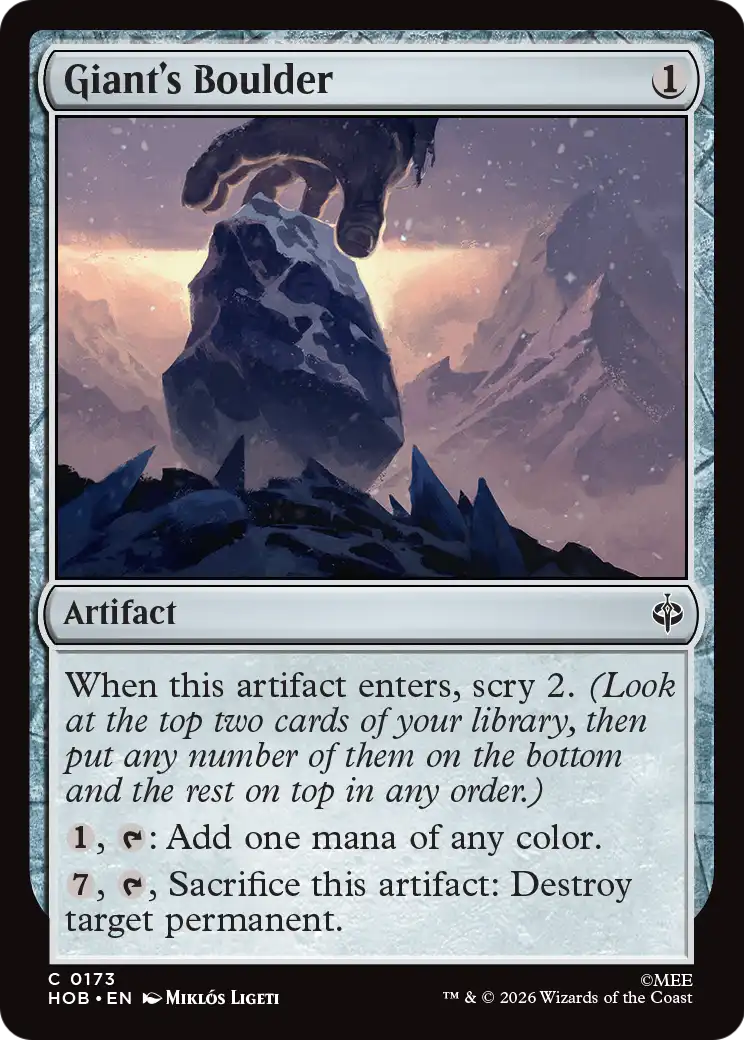 Giant's Boulder (HOB) #173 [EN/N]