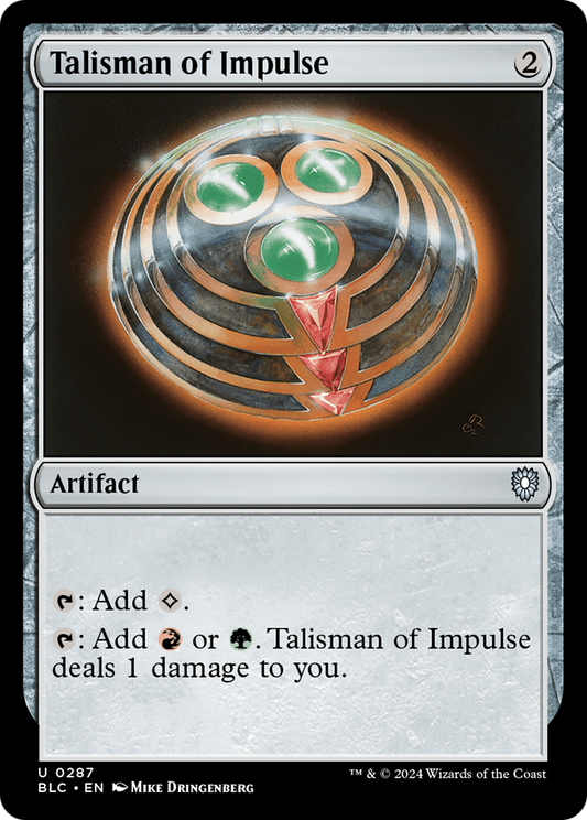 Talisman of Impulse (BLC) #287 [EN/N] s/o
