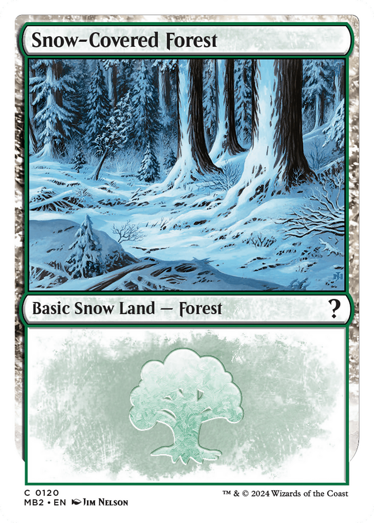 Snow-Covered Forest (MB2) #120 [EN/N]