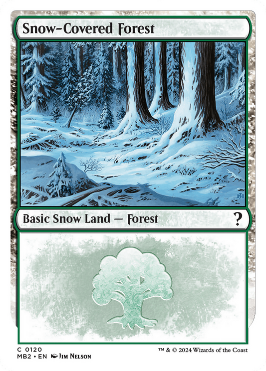 Snow-Covered Forest (MB2) #120 [EN/N]