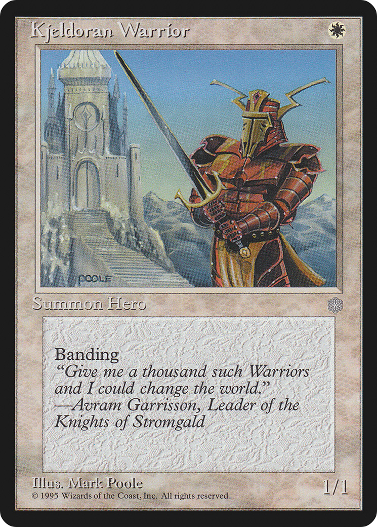 Kjeldoran Warrior (ICE) #41 [EN/N]