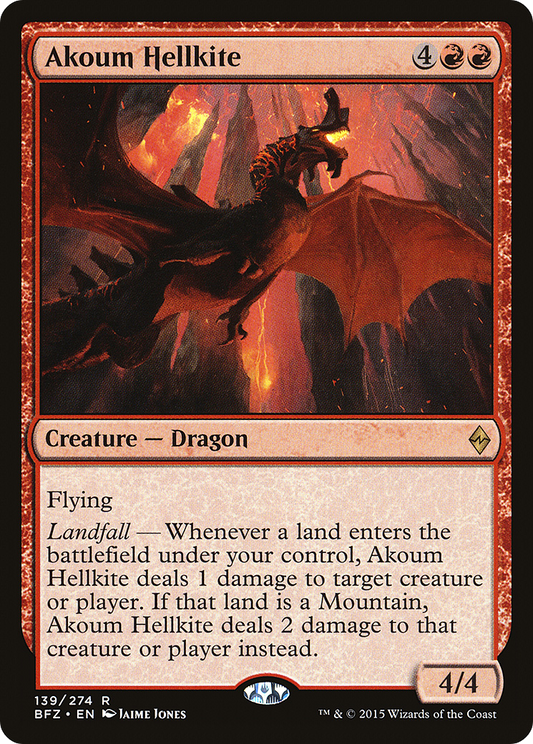 Akoum Hellkite (BFZ) #139 [EN/N]