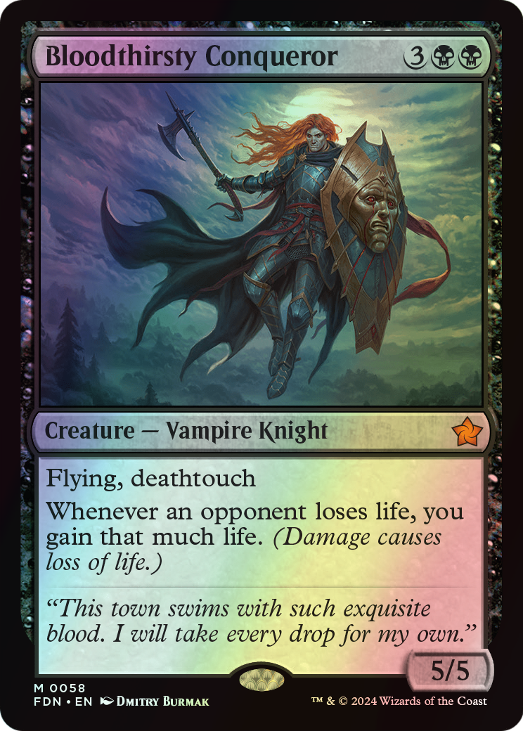 Bloodthirsty Conqueror (FDN) #58 [EN/F] s/o