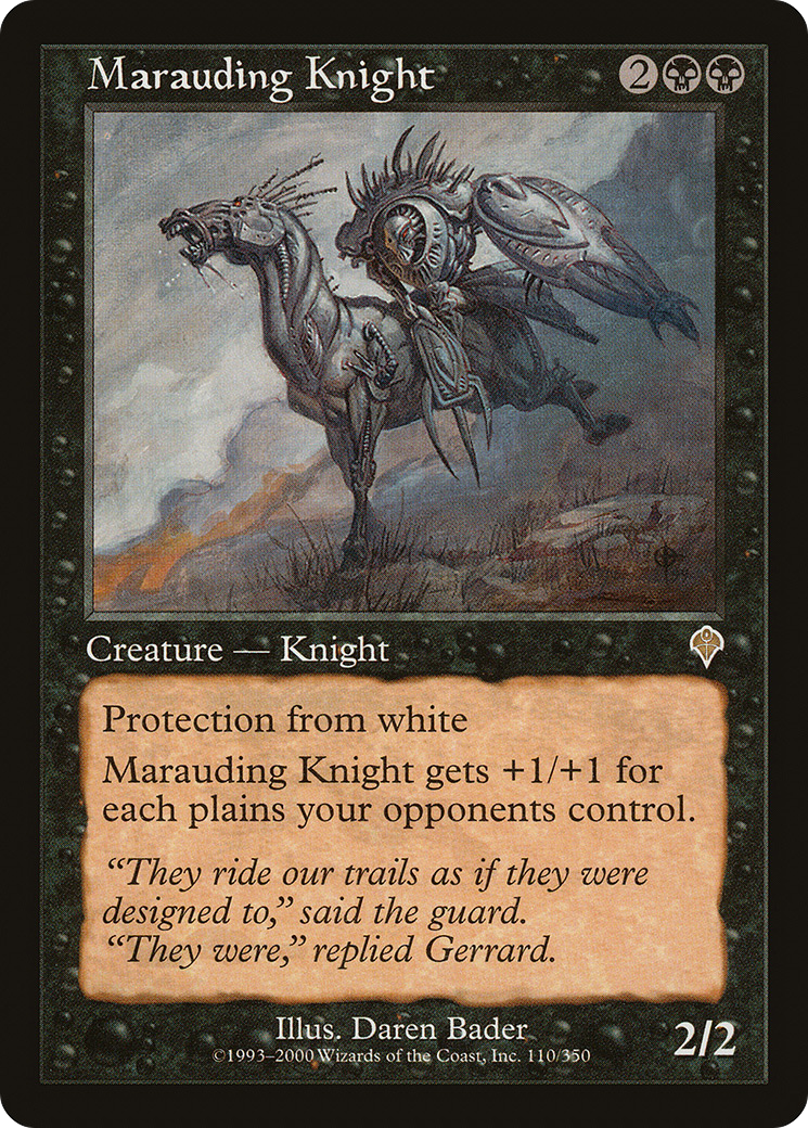 Marauding Knight (INV) #110 [EN/N]