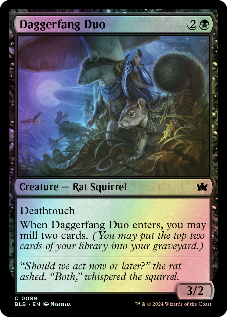Daggerfang Duo (BLB) #89 [EN/F]