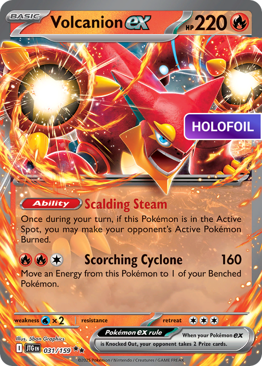 Volcanion ex - 031/159 (JTG) #031 [EN/H] s/o
