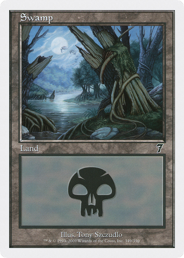 Swamp (7ED) #349 [EN/N]
