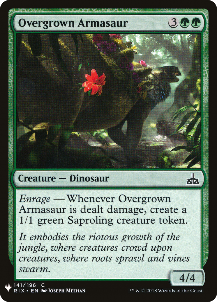 Overgrown Armasaur (PLST) #RIX-141 [EN/N]