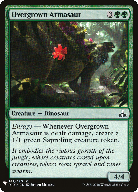 Overgrown Armasaur (PLST) #RIX-141 [EN/N]