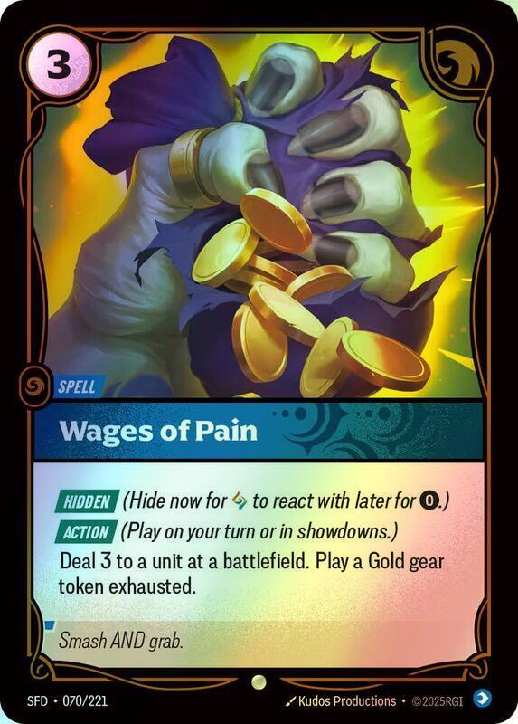 Wages of Pain (SFD) #070 [EN/F] s/o