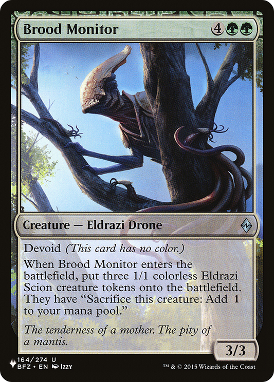 Brood Monitor (PLST) #BFZ-164 [EN/N]