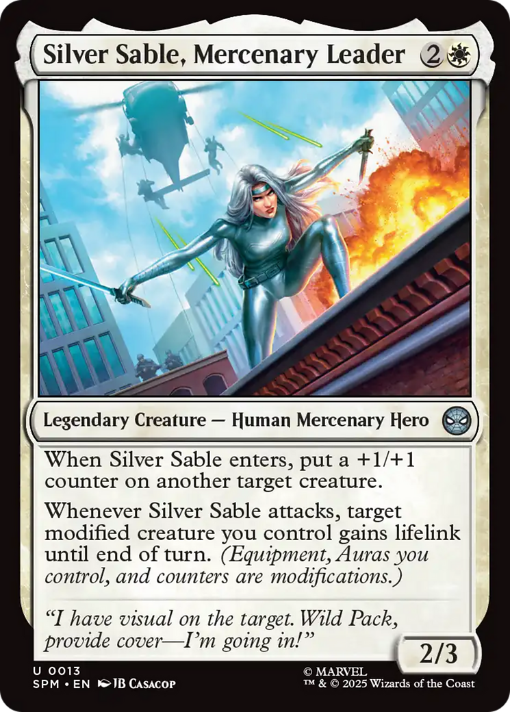 Silver Sable, Mercenary Leader (SPM) #13 [EN/N]