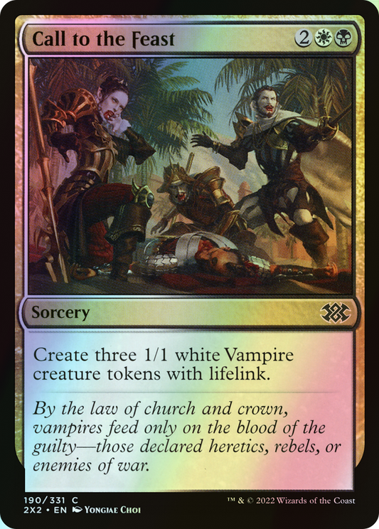 Call to the Feast (2X2) #190 [EN/F]