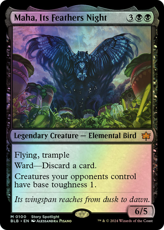 Maha, Its Feathers Night (BLB) #100 [EN/F] s/o