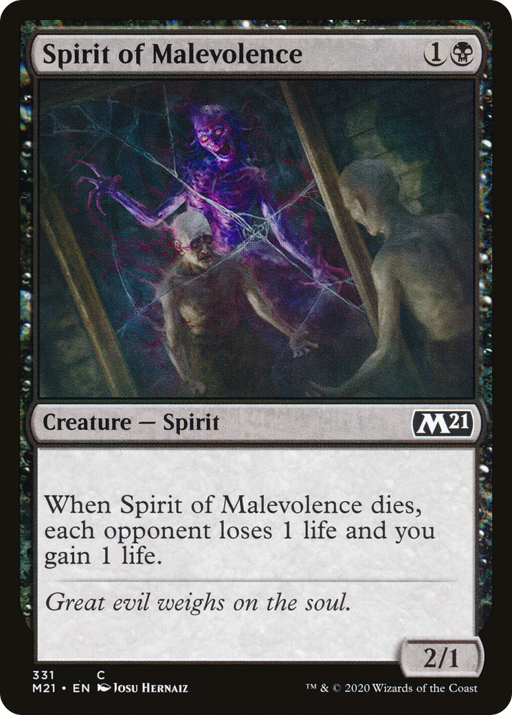 Spirit of Malevolence (M21) #331 [EN/N]