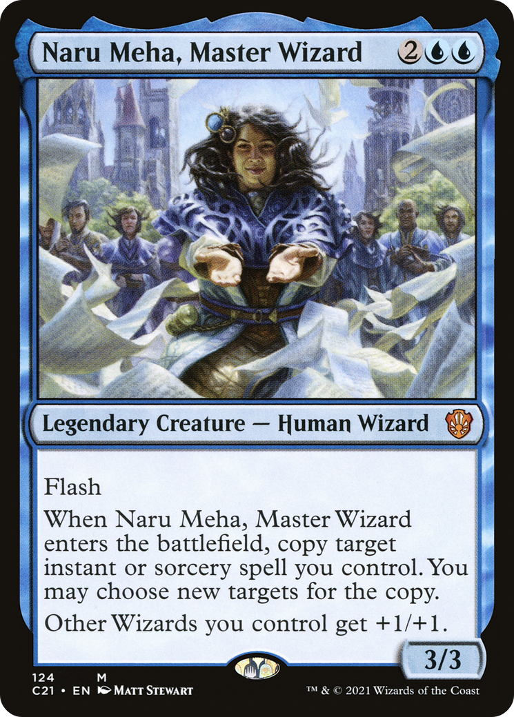 Naru Meha, Master Wizard (C21) #124 [EN/N] s/o