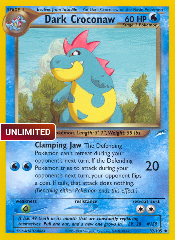 Dark Croconaw (N4) #32 [EN/U]