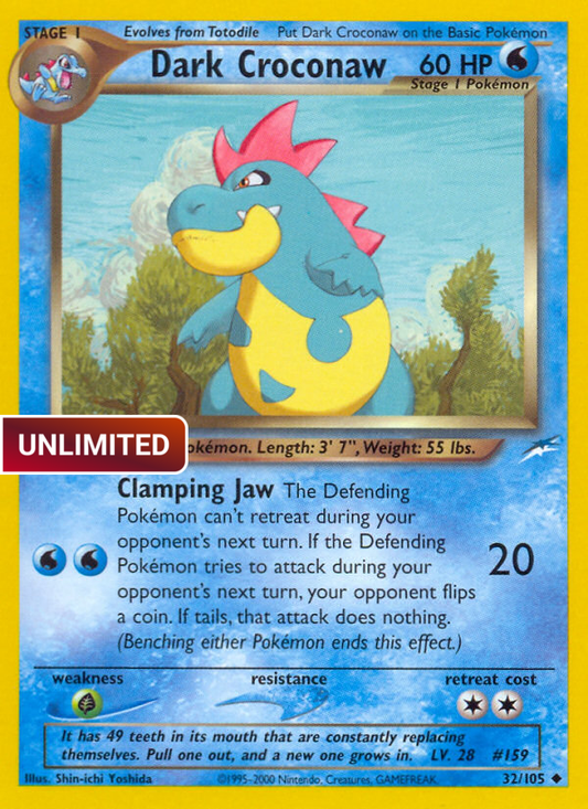 Dark Croconaw (N4) #32 [EN/U]
