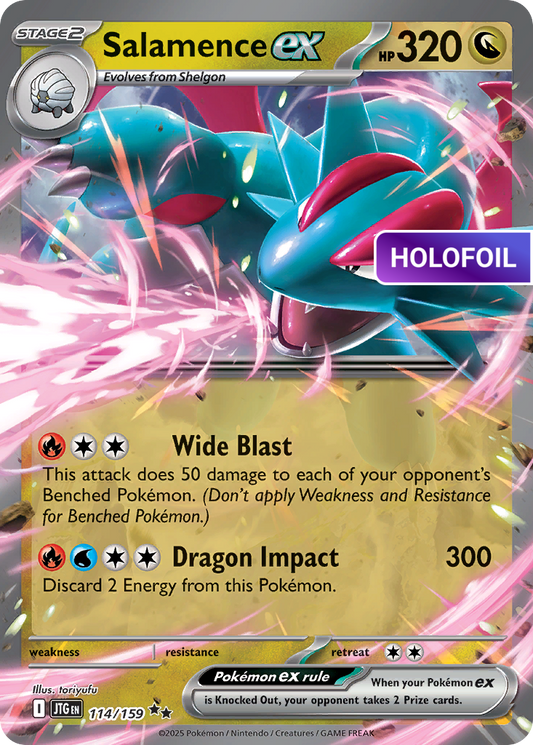 Salamence ex - 114/159 (JTG) #114 [EN/H]