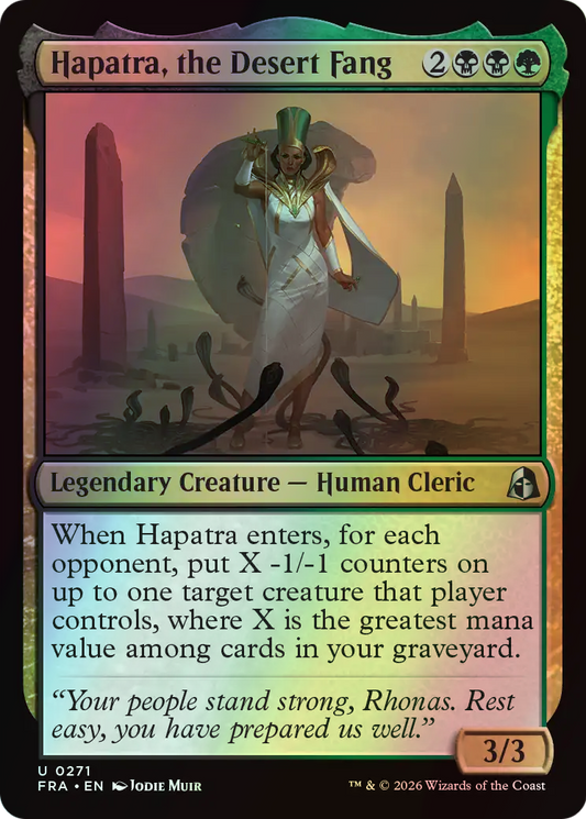 Hapatra, the Desert Fang (FRA) #271 [EN/F]