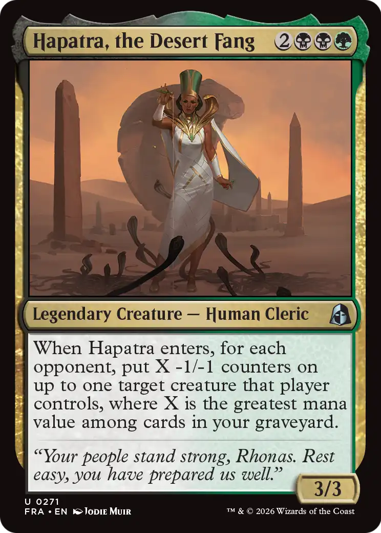 Hapatra, the Desert Fang (FRA) #271 [EN/N]