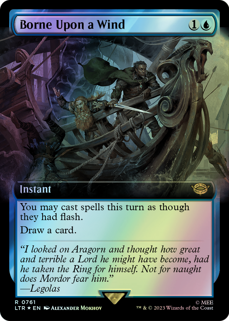 Borne Upon a Wind - Surge Foil (LTR) #761 [EN/F] s/o