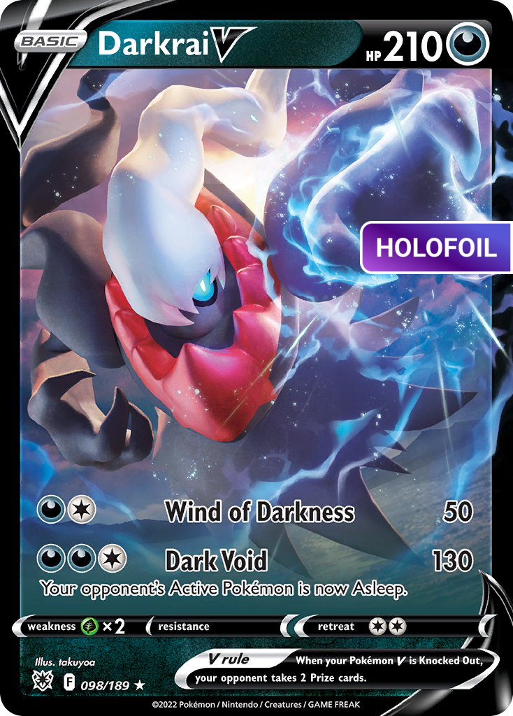 Darkrai V (ASR) #098 [EN/H] s/o