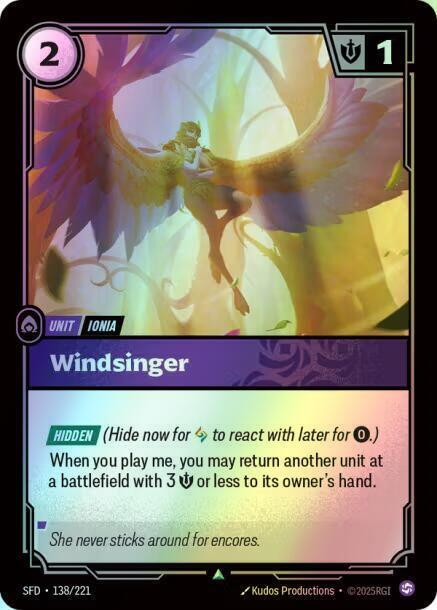 Windsinger (SFD) #138 [EN/F] s/o