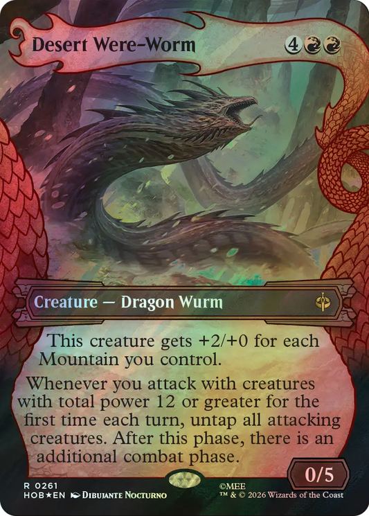 Desert Were-Worm - Surge Foil (HOB) #261 [EN/F]