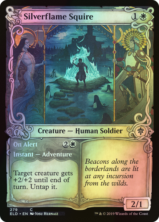 Silverflame Squire // On Alert (ELD) #279 [EN/F]