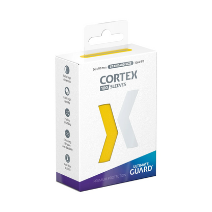 Ultimate Guard Cortex Matte Standard Sleeves - Yellow (100-Pack)