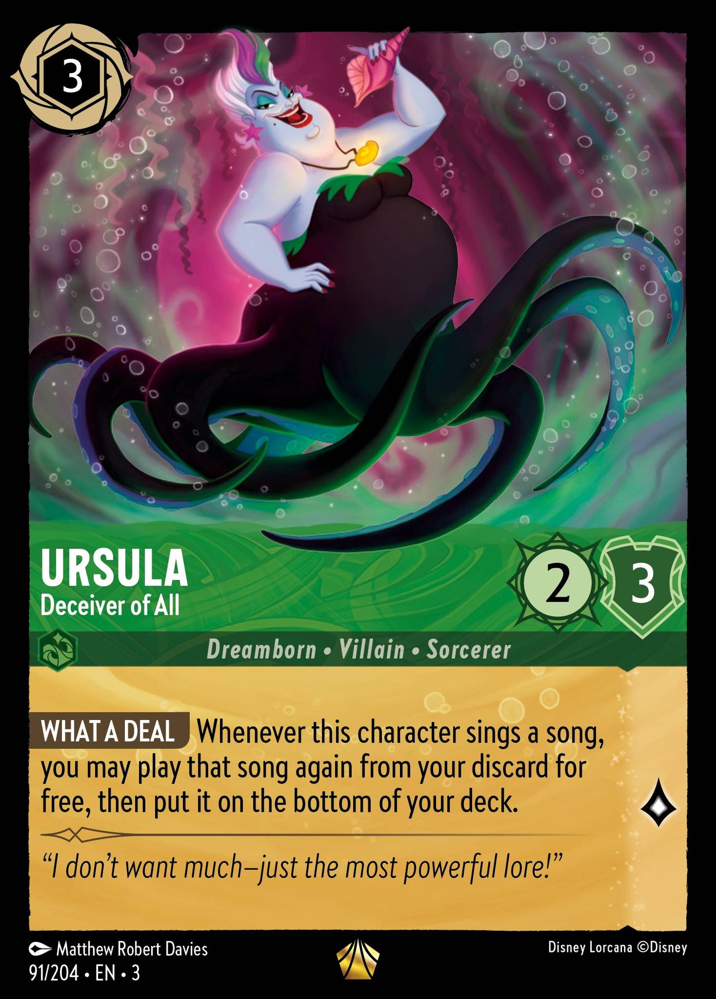 Ursula, Deceiver of All (3) #91 [EN/N] s/o