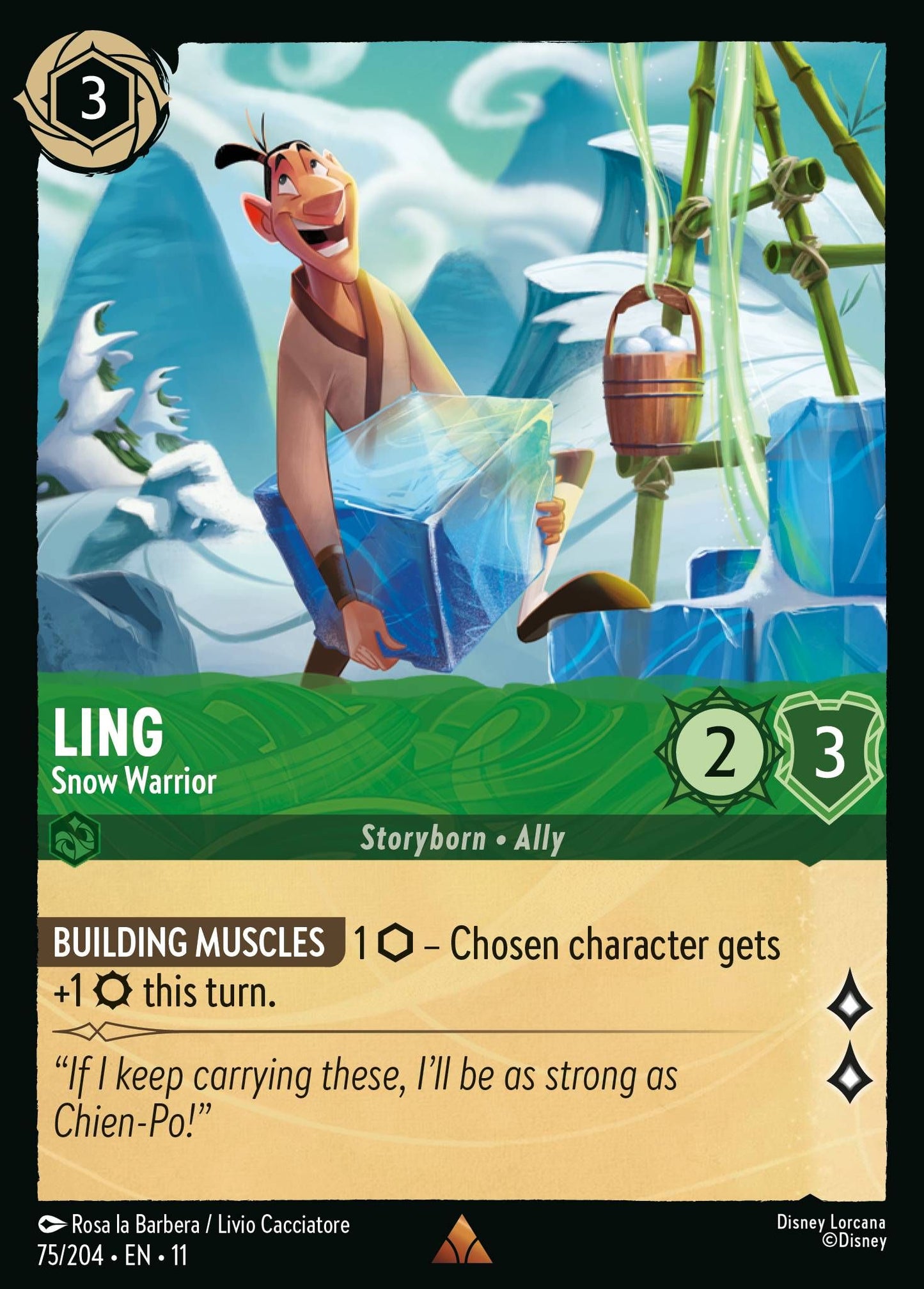 Ling, Snow Warrior (11) #75 [EN/N]
