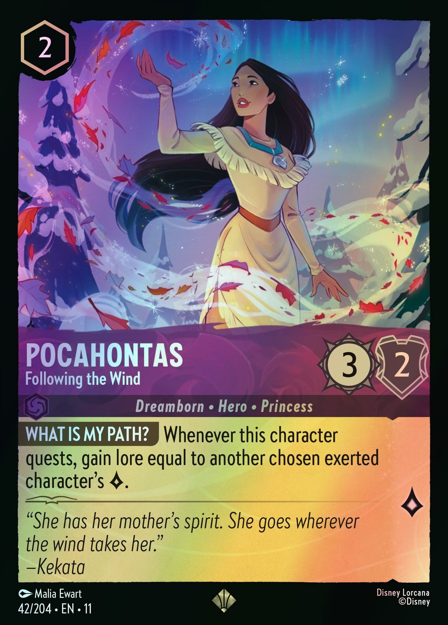Pocahontas, Following the Wind (11) #42 [EN/F]