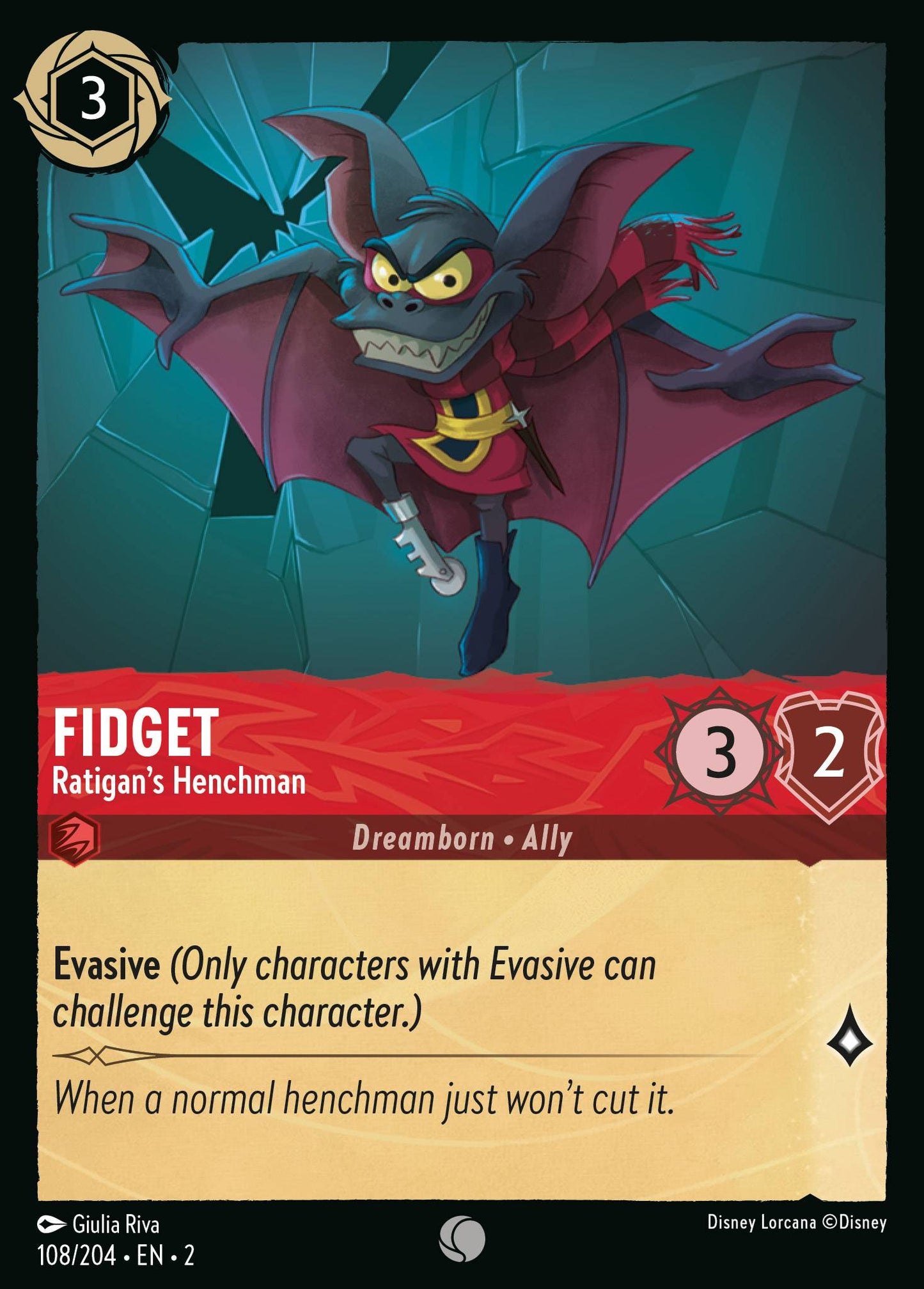 Fidget, Ratigan's Henchman (2) #108 [EN/N] s/o