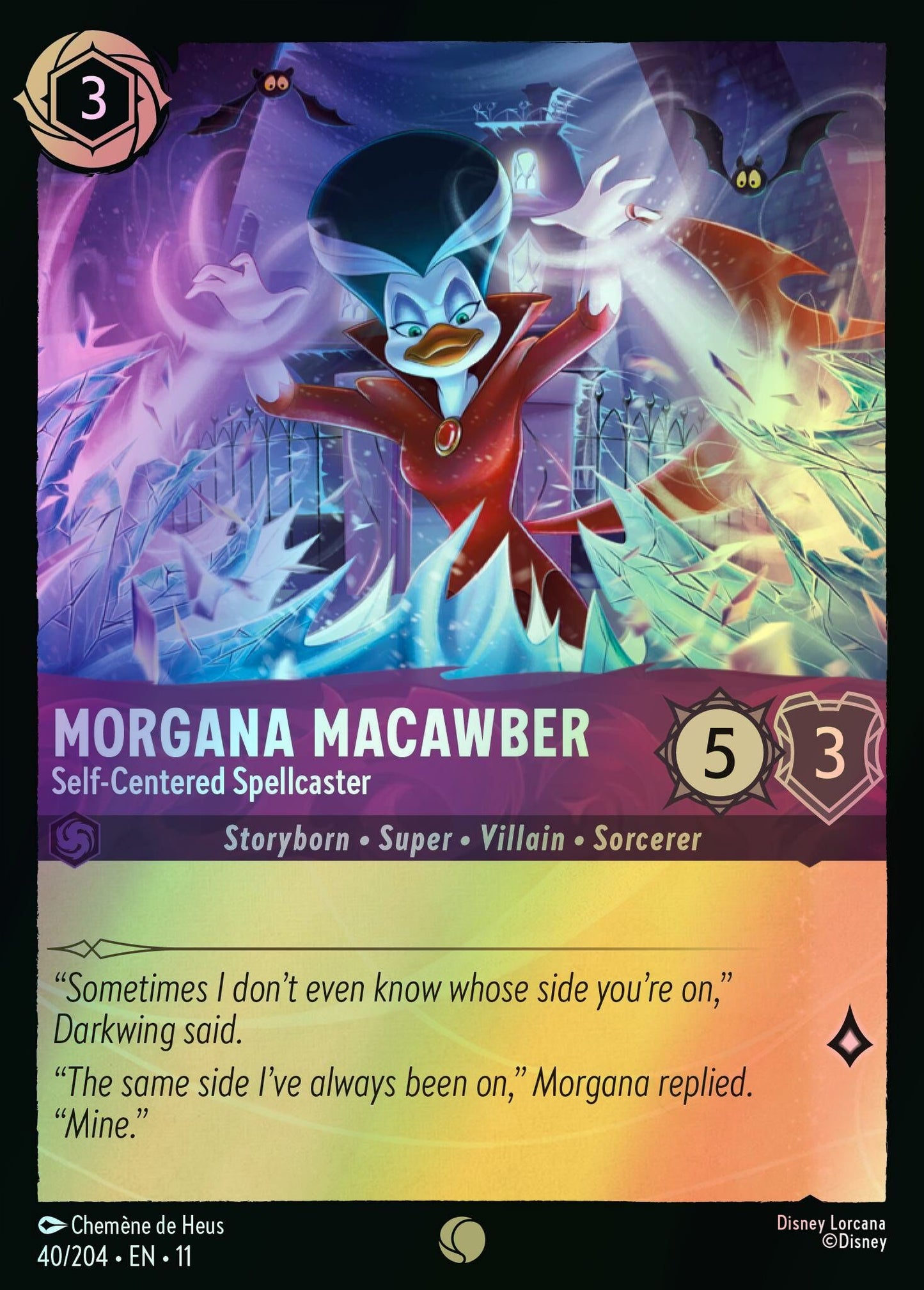 Morgana Macawber, Self-Centered Spellcaster (11) #40 [EN/F]