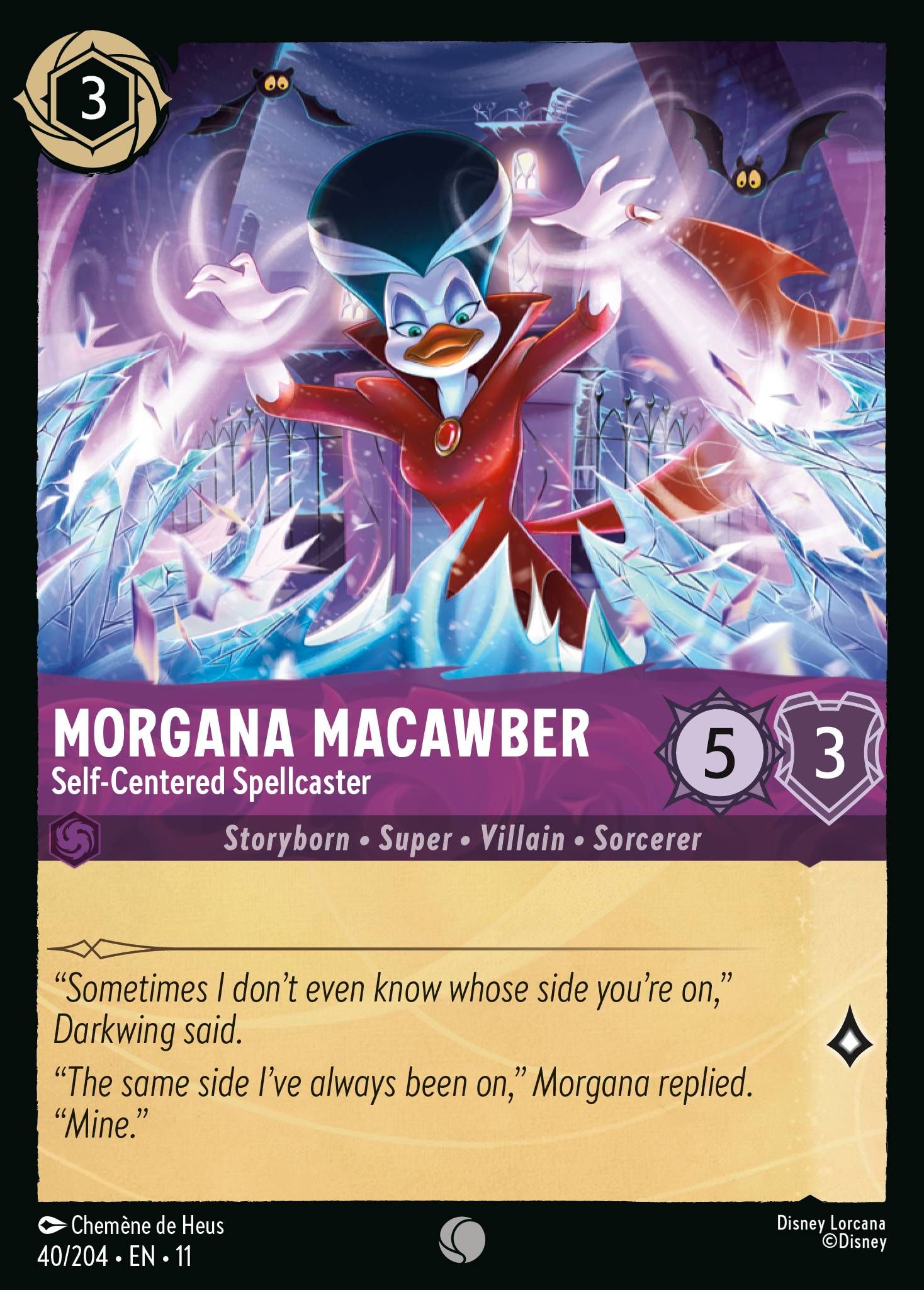 Morgana Macawber, Self-Centered Spellcaster (11) #40 [EN/N]