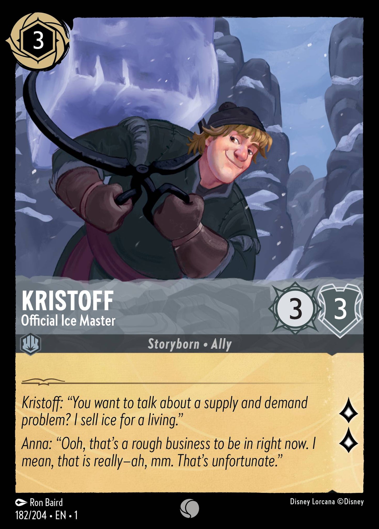 Kristoff, Official Ice Master (1) #182 [EN/N] s/o