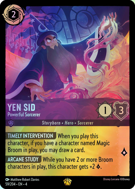 Yen Sid, Powerful Sorcerer (4) #59 [EN/F] s/o
