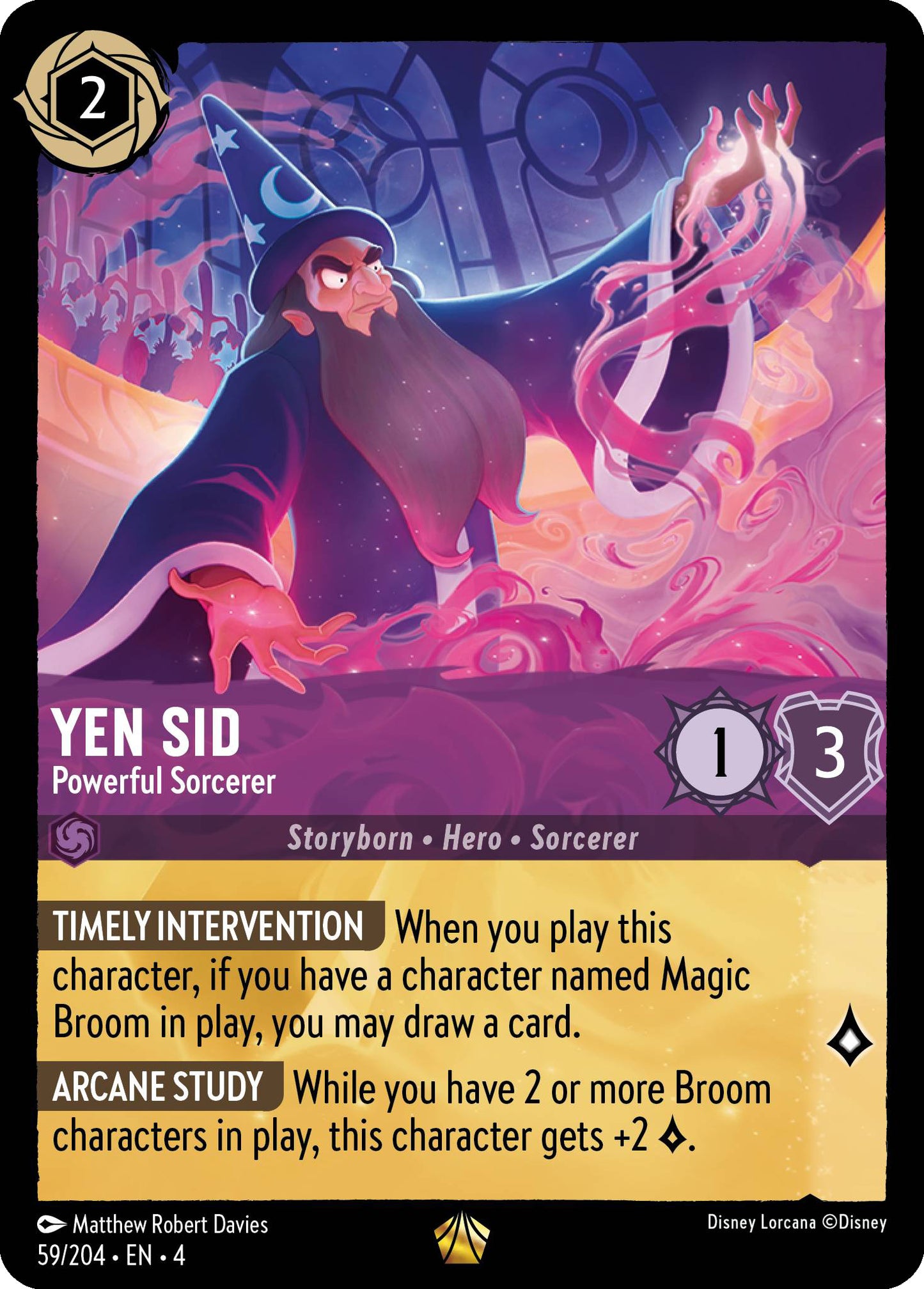 Yen Sid, Powerful Sorcerer (4) #59 [EN/N] s/o