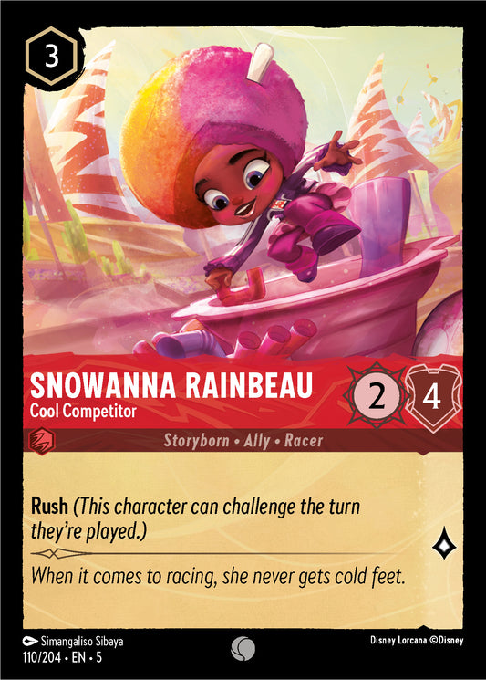 Snowanna Rainbeau, Cool Competitor (5) #110 [EN/N] s/o