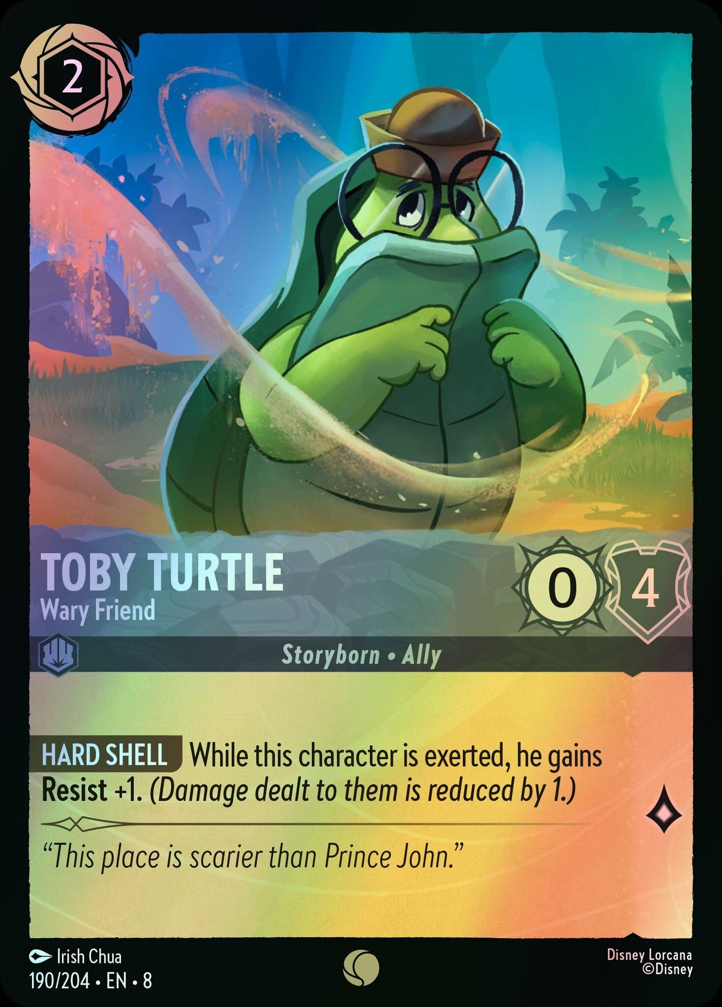 Toby Turtle, Wary Friend (8) #190 [EN/F] s/o