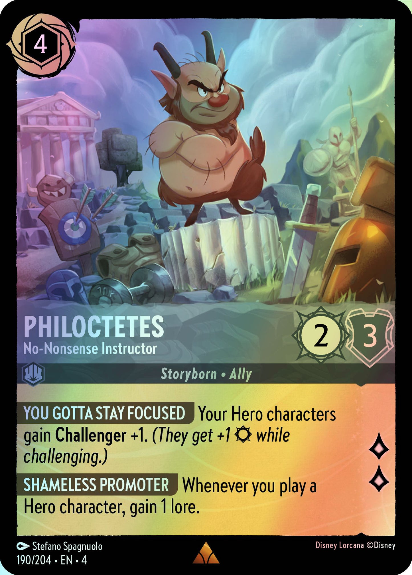 Philoctetes, No-Nonsense Instructor (4) #190 [EN/F] s/o