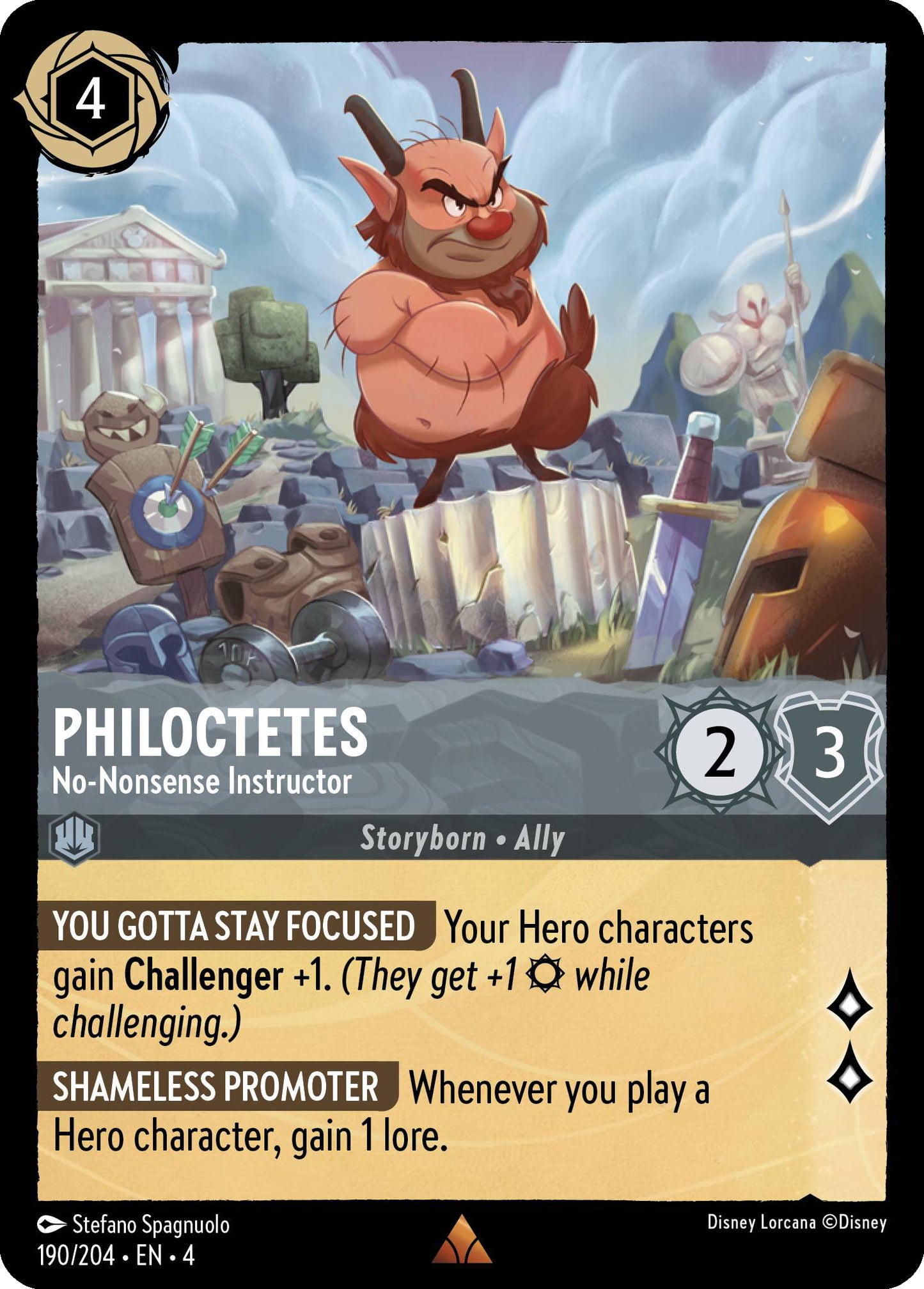 Philoctetes, No-Nonsense Instructor (4) #190 [EN/N] s/o