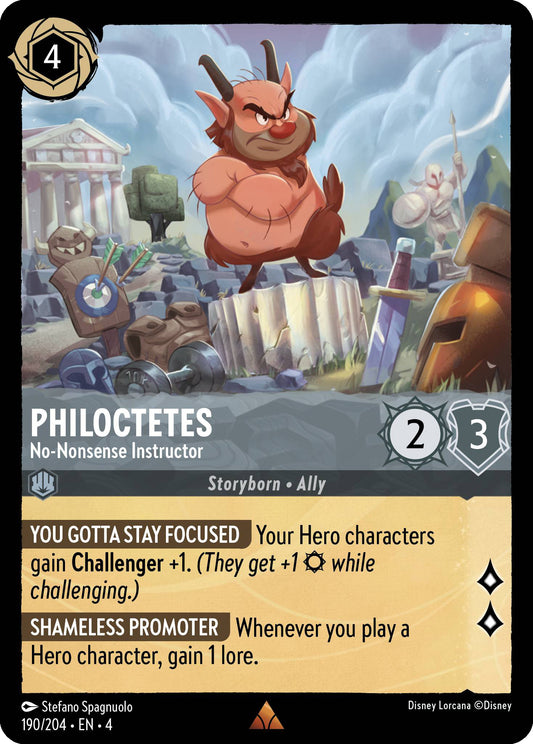 Philoctetes, No-Nonsense Instructor (4) #190 [EN/N] s/o
