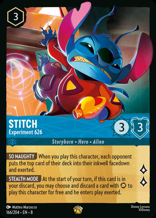 Stitch, Experiment 626 (8) #166 [EN/N] s/o